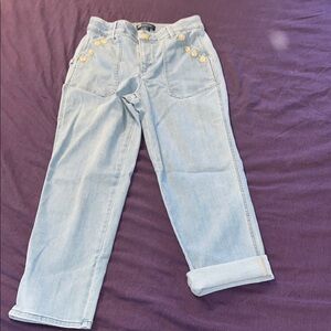 Democracy Light Blue Ankle Jeans
